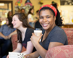 Photo of a smiling student. Links to Gifts by Will