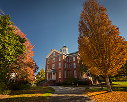 Photo of campus in the fall. Link to Tangible Personal Property